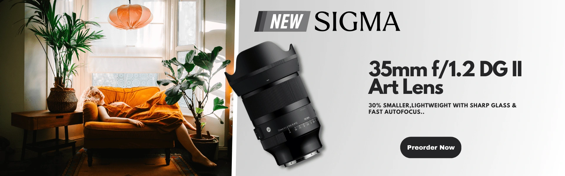 Sigma 35mm f1.2 New Release Camera Lens SIGMA-35mm-F1.2-DG-II