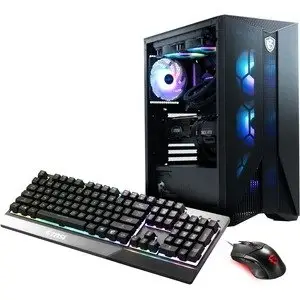 MSI AEGIS RS 12TE-284US Gaming Desktop Computer - Intel Core i7 12th Gen i7-12700KF 3.60 GHz - 16 GB RAM DDR5 SDRAM - 1 TB M.2 PCI Express NVMe SSD - Black