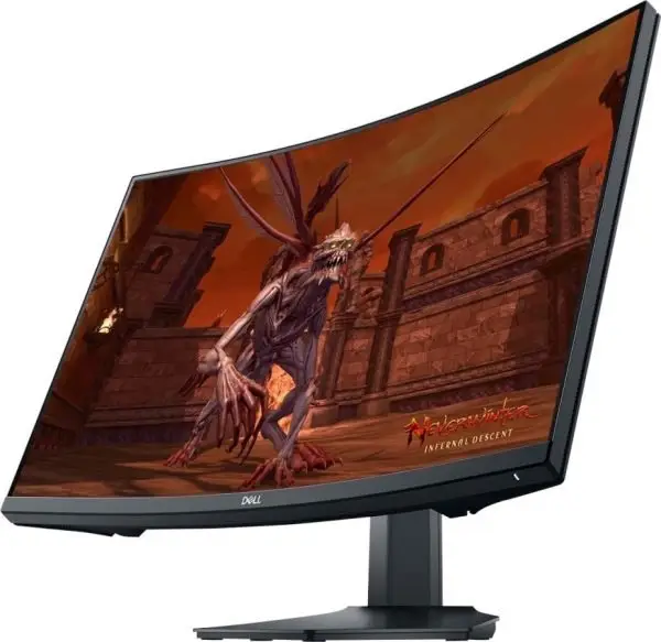Dell - S2721HGF 27" Gaming - LED Curved FHD FreeSync and G-SYNC Compatible Monitor (DisplayPort, HDMI) - Black
