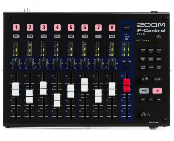 Zoom F-Control Mixing Control Surface for the Zoom F8 and F4