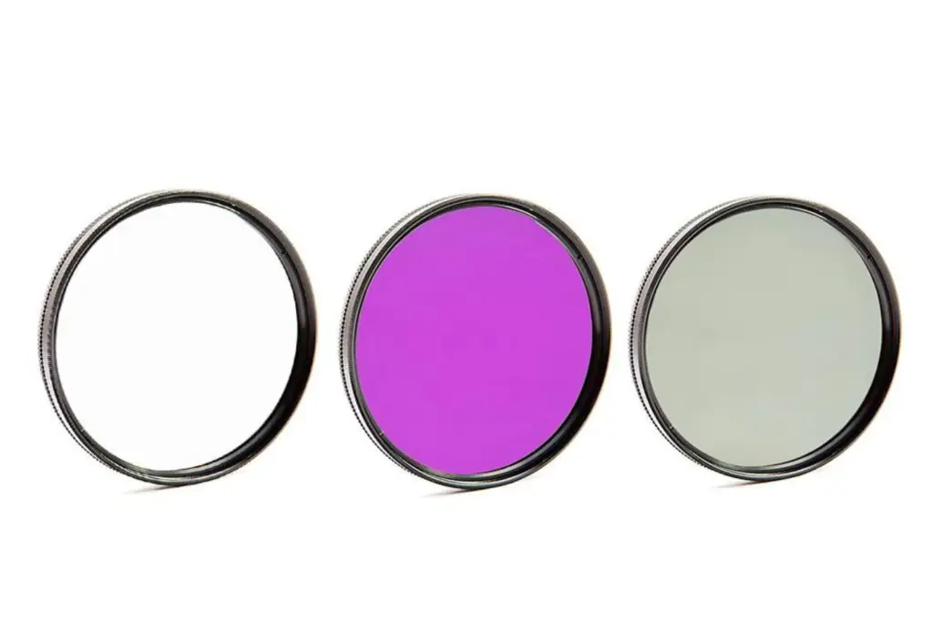 General Brand 55mm UV Polarizer and FLD Deluxe Filter kit (set of 3 carrying case)