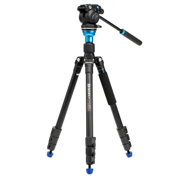 Benro Aero 2 PRO Aluminum Travel Video Tripod with Flip Locks