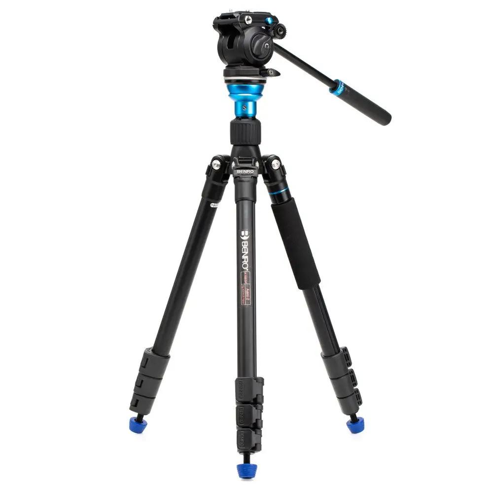 Benro Aero 2 PRO Aluminum Travel Video Tripod with Flip Locks