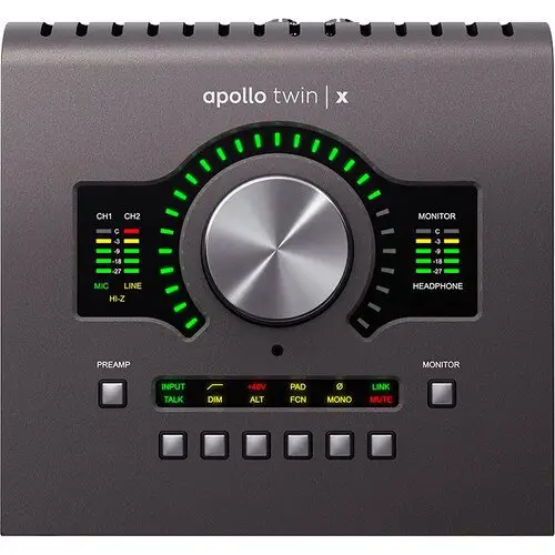 Universal Audio Apollo TwinX DUO Heritage Edition Desktop 10x6 Thunderbolt 3 Audio Interface with Real-Time UAD Processing