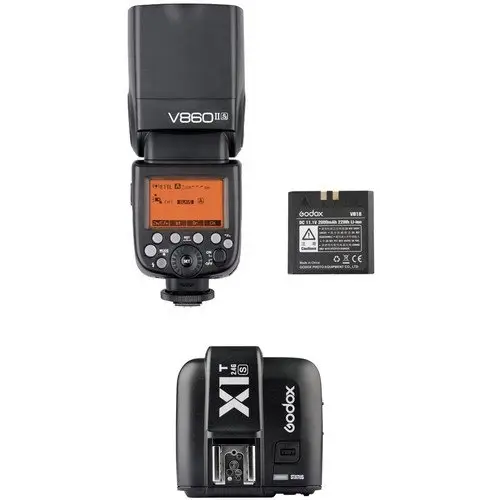 Godox VING V860IIS TTL Li-Ion Flash with X1T-S TTL Trigger Kit for Sony Cameras/canon cameras