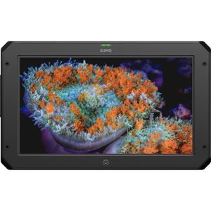 Front view of the Atomos Sumo 19 SE HDR monitor‑recorder showing screen
