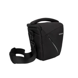 ProMaster Impulse Large Holster Bag in black with a padded camera compartment and weather-resistant construction.