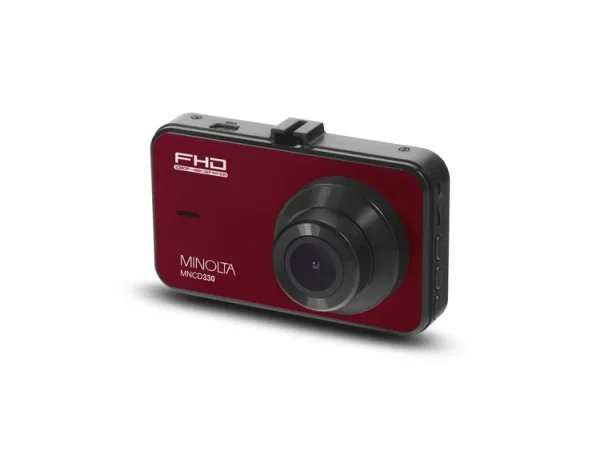 MINOLTA® MNCD330 1080p Car Camcorder w:3.0 LCD Monitor front
