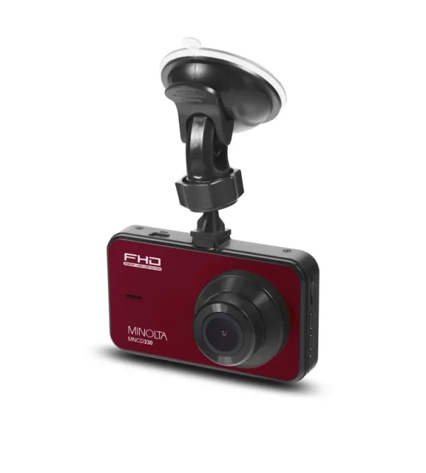 MINOLTA® MNCD330 1080p Car Camcorder w:3.0 LCD Monitor with mount