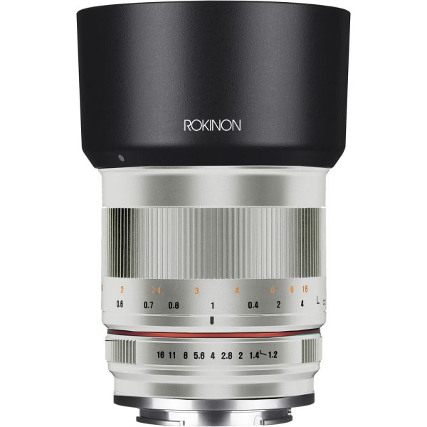 ROKINON® 50mm F1.2 High Speed Lens for Fuji X Mount (Silver)