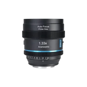 Sirui 20mm T1.8 1.33x S35 autofocus anamorphic lens with blue flare for Sony E mount