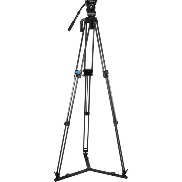 Sirui SQ75 Heavy-Duty Carbon Fiber Rapid-System Tripod with VHS10 Head extended