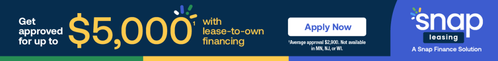 Snap Finance Horizontal Banner