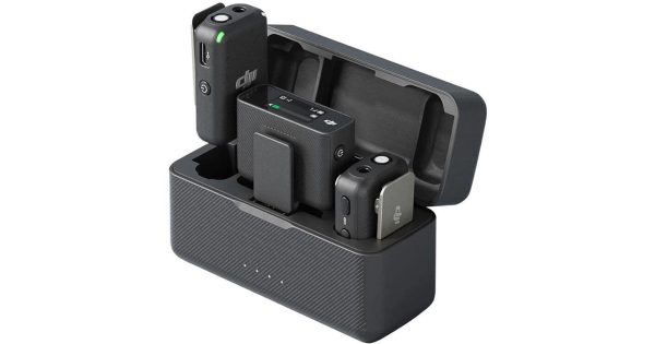 DJI Mic 2 Dual Mic with Receiver and Charging Case.